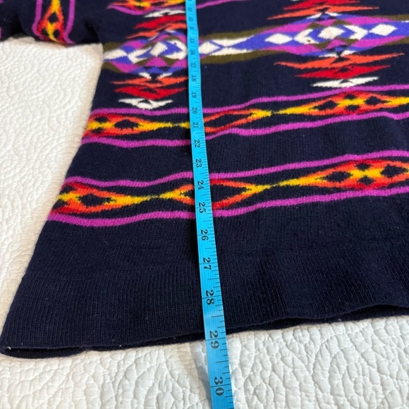 Vintage Tommy Hilfiger Classic Surplus Style Lambs Wool Aztec Medium Rare - Picture 6 of 9